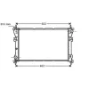 Radiateur de refroidissement moteur pour FORD TRANSIT Mk6 2000-2006, OEM: 1671798, Neuf