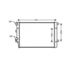 Radiateur de refroidissement moteur pour VOLKSWAGEN PASSAT B6 2005-2010, OEM: 1K0121251K, Neuf