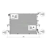 Radiateur de refroidissement moteur pour AUDI Q7 I ph.1 2006-2009, OEM: 7L6121253C, Neuf