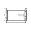 Radiateur de refroidissement moteur pour MERCEDES CLASSE A 2004-2008 (W169), OEM: A1695000003, Neuf