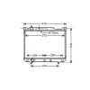 Radiateur de refroidissement moteur pour SUZUKI Grand Vitara 1999-2005, OEM: 1770068DC0, Neuf
