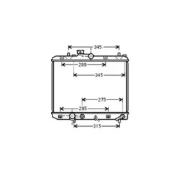 Radiateur de refroidissement moteur pour OPEL AGILA depuis 2008, OEM: 93196875, Neuf