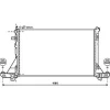 Radiateur de refroidissement moteur pour RENAULT MASTER III ph.1 2010-2014, OEM: 2140000Q2E, Neuf