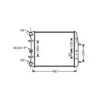 Radiateur de refroidissement moteur pour SKODA FABIA II ph.1 2007-2010, OEM: 6Q0121253AE, Neuf