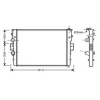 Radiateur de refroidissement moteur pour IVECO DAILY 2006-2009, OEM: 504152996, Neuf