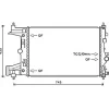 Radiateur de refroidissement moteur pour OPEL ASTRA J 2010-2012, OEM: 1300303, Neuf