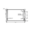 Radiateur de refroidissement moteur pour AUDI A6 II ph.2 2001-2004, OEM: 4B0121251R, Neuf