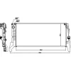 Radiateur de refroidissement moteur pour BMW Serie 2 F45/F46 ACTIVE TOURER 2014-2017, OEM: 17117617637, Neuf