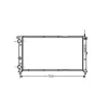 Radiateur de refroidissement moteur pour FIAT PUNTO I 1993-1999, OEM: 46466627, Neuf