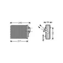 Radiateur de refroidissement moteur pour FORD KA 2009-2016, OEM: 1582253, Neuf