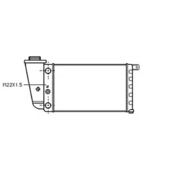 Radiateur de refroidissement moteur pour FIAT PANDA I 1986-2003, OEM: 5998952, Neuf