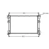 Radiateur de refroidissement moteur pour FORD TRANSIT Mk6 2000-2006, OEM: 1671800, Neuf