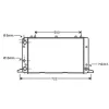 Radiateur de refroidissement moteur pour AUDI 80 B3 1986-1991, OEM: 893121253A, Neuf