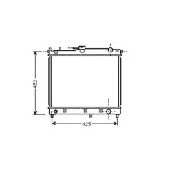Radiateur de refroidissement moteur pour SUZUKI JIMNY 1998-2012, OEM: 1770081A00, Neuf