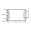 Radiateur de refroidissement moteur pour VOLKSWAGEN NEW BEETLE ph.1 1998-2005, OEM: 1C0121253A, Neuf