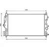 Radiateur de refroidissement moteur pour OPEL ASTRA J 2012-2016, OEM: 1300346, Neuf