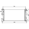 Radiateur de refroidissement moteur pour FORD C-MAX 2010-2015, OEM: 1727475, Neuf