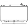 Radiateur de refroidissement moteur pour MAZDA CX-3 depuis 2016, OEM: S55215200, Neuf