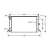 Radiateur de refroidissement moteur pour FORD GALAXY I ph.2 2000-2006, OEM: 1209604, Neuf