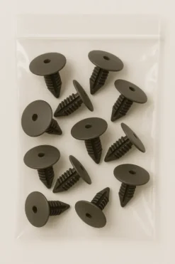 Sachet de 10 Agrafes - Clips de garnissage ø 10,2 -> 10,7 mm carter d'aile & pare-boue pour CLIO CAMPUS 2006 - 2012, Neuf