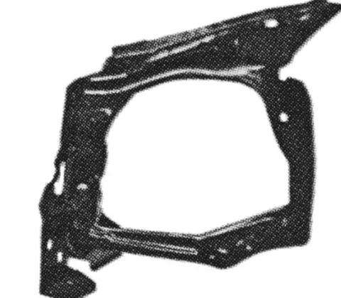 Siège de phare avant gauche pour RENAULT KANGOO I phase 1, 1997-2003, support Neuf