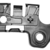 Support avant gauche pour RENAULT MEGANE III phase 1, 2008-2012, bride fixation pare chocs avant