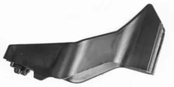 Support bride de fixation centrale pare chocs arrière gauche pour FORD FOCUS IV phase 1 2018-2021, en plastique, Mod. 5 portes, Neuf