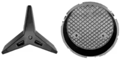 Support logo de calandre pour MERCEDES (W176) CLASSE A 2012-2015, Neuf