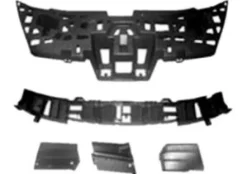 Supports & Renforts pare chocs avant pour RENAULT CLIO III ph.2, 2009-2012, Kit complet (5 éléments), pour Sigle 185/195