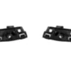 Supports avant droit & gauche pour CITROËN C3 II ph.1, 2009-2013, brides fixation pare chocs avant