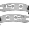 Supports pare chocs arrière pour PEUGEOT 208 phase 2 2015-2019, brides fixation droite & gauche