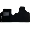 Tapis de sol Auto pour FIAT SCUDO II 2007-2012, avec sigle SCUDO, moquette noire, avec CLIPS, Neuf