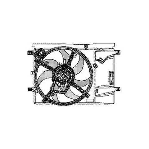 Ventilateur Radiateur moteur pour FIAT PUNTO III depuis 2012, OEM: 1341390, Neuf