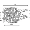 Ventilateur Radiateur moteur pour FIAT DUCATO III ph.1 2006-2014, OEM: 51821155, Neuf
