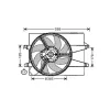 Ventilateur Radiateur moteur pour FORD FIESTA Mk5 ph.1 2002-2005, OEM: 1337583, Neuf