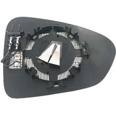 Verre de rétroviseur extérieur gauche pour FIAT TIPO II phase 1, 2015-2020, dégivrant, avec support de fixation, neuf